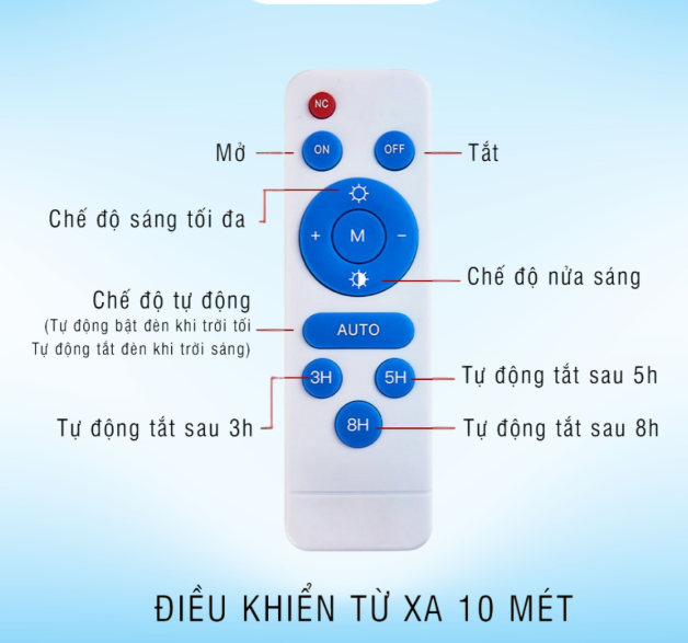 Đèn pha năng lượng mặt trời 120W