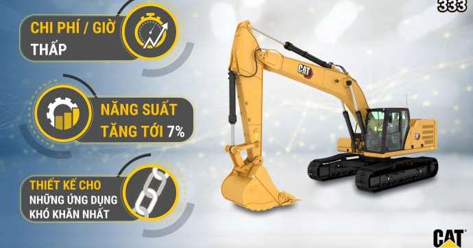 Cat® 333 - Máy xúc đào thủy lực 30 tấn