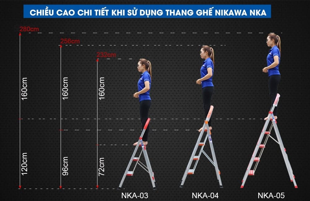 THANG GHẾ NIKAWA NKA-06