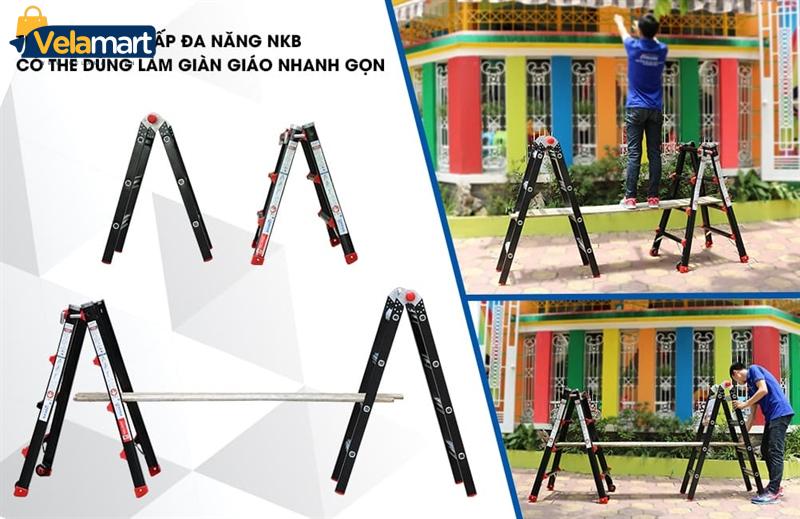 THANG NHÔM GẤP ĐA NĂNG NIKAWA NKB-48