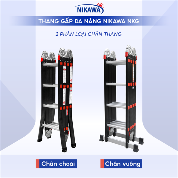 THANG NHÔM GẤP ĐOẠN NIKAWA NKG-46