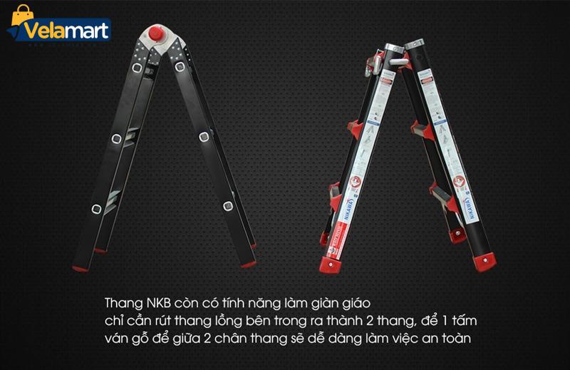 THANG NHÔM GẤP ĐA NĂNG NIKAWA NKB-45