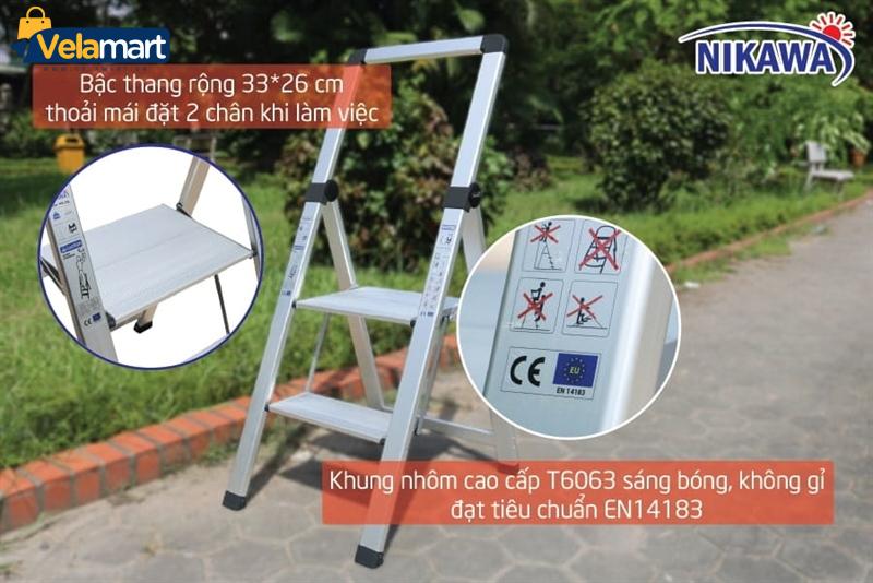 THANG GHẾ NHÔM NIKAWA NK-3SL