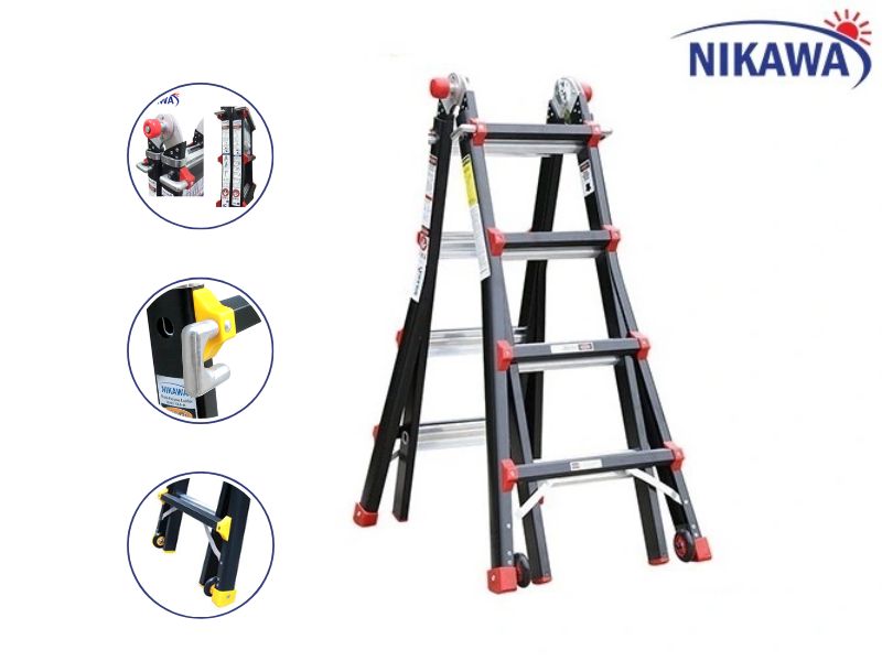 THANG NHÔM GẤP ĐA NĂNG NIKAWA NKB-48