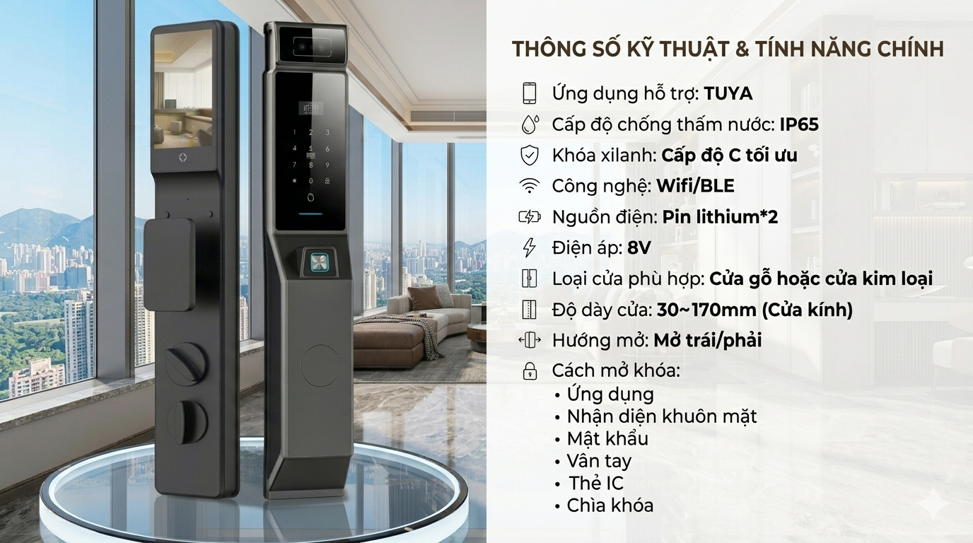 Khóa Cửa Thông Minh Vela-09