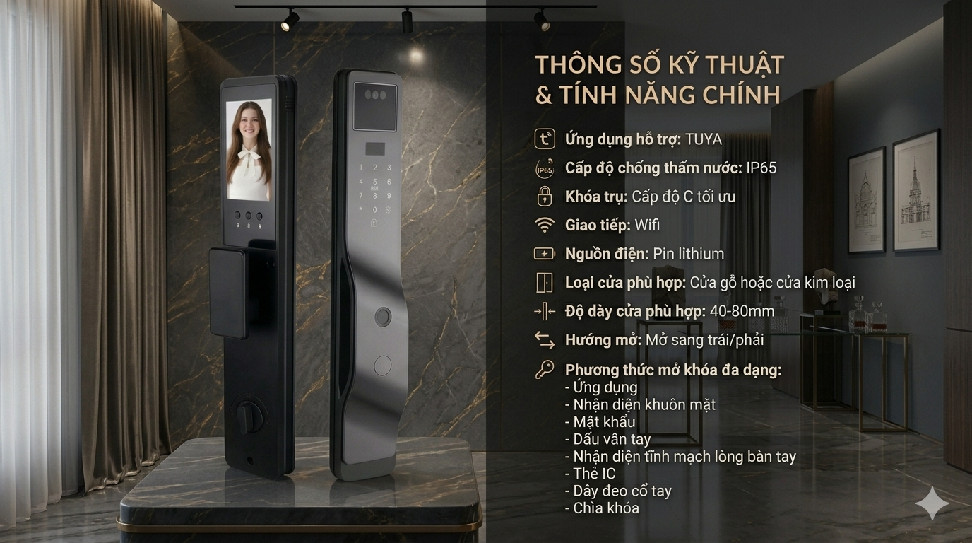 Khóa Cửa Thông Minh Vela-13