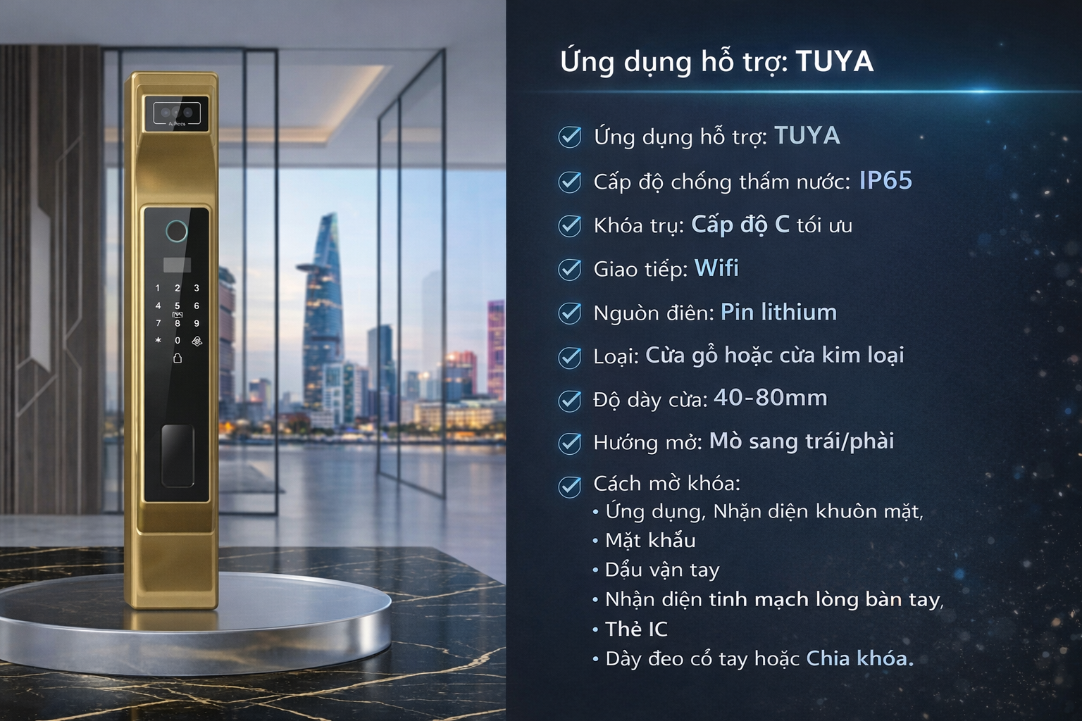 Khóa Cửa Thông Minh Vela-06