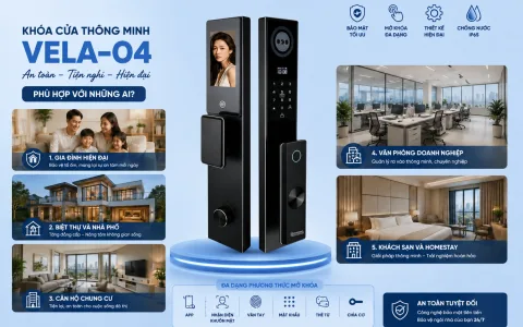 Sản phẩm khóa cửa thông minh Velamart