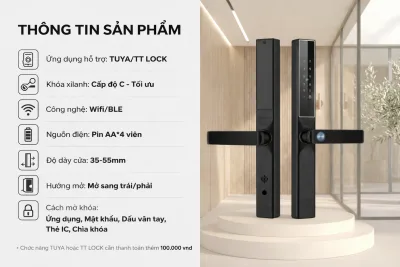 Trải nghiệm khóa cửa thông minh thế hệ mới
