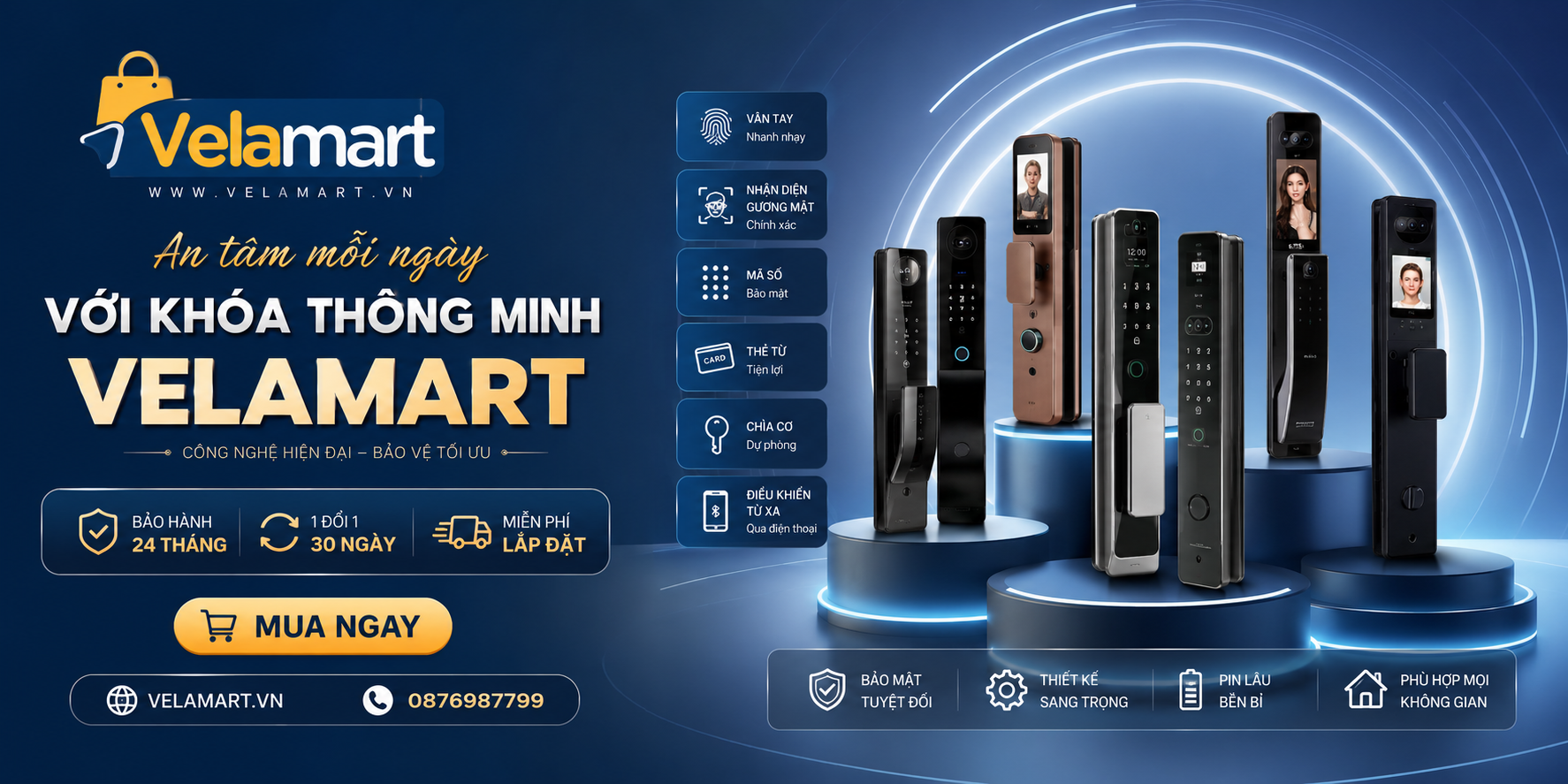 Khóa cửa vân tay