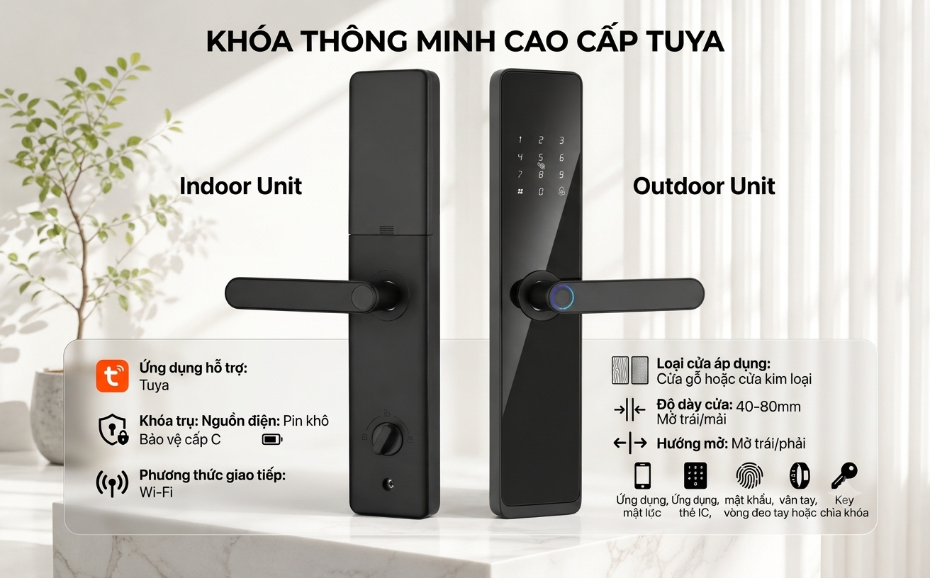 Khoá cửa thông minh VELA-N002