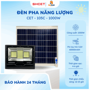 Đèn pha năng lượng mặt trời 1000W