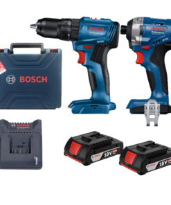 Combo Bosch 2 - Máy khoan pin GSB 185-LI + Máy vặn vít GDR 215 + 2 Pin 18V 2.0Ah & 1 Sạc