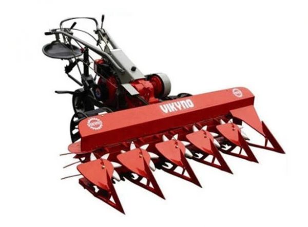 Máy gặt lúa xếp dãy Vikino