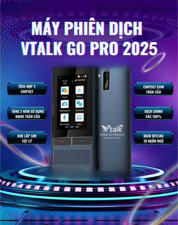 Máy Phiên Dịch VTalk Go Pro