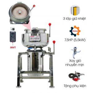 Máy xay giò chả 3 lớp 10kg/mẻ