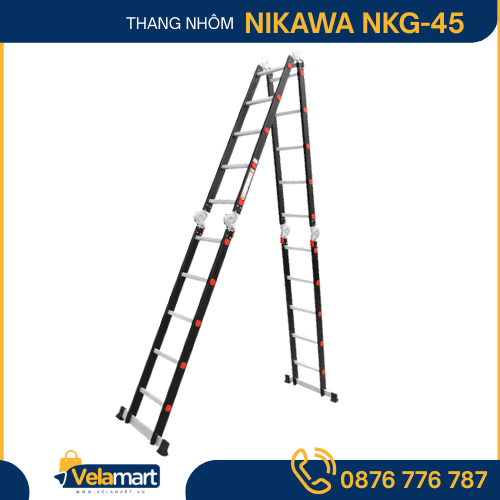 THANG NHÔM GẤP ĐOẠN NIKAWA NKG-45