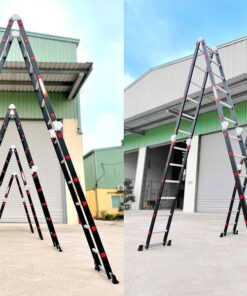 THANG NHÔM GẤP ĐOẠN NIKAWA NKG-43 11 mau thang nhom gap 4 khuc nikawa
