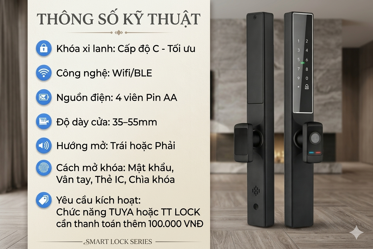 khoá cửa thông minh vela-n7