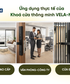 Khóa Cửa Thông Minh VELA-N8 Velamart – Ổ Khóa Vân Tay Thông Minh, Khóa Từ Cửa Sắt, Khóa Cửa Lùa Hiện Đại 7 N8