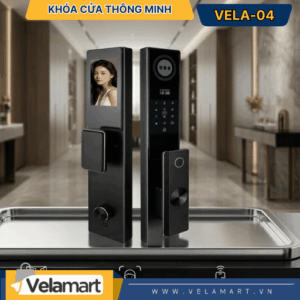 Khóa Cửa Thông Minh Vela-04 Velart – Nhận Diện Khuôn Mặt, Vân Tay Cao Cấp, Bảo Mật Tuyệt Đối Cho Nhà Hiện Đại