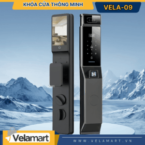 Khóa Cửa Thông Minh Vela-09 Velart – Face ID 3D, Vân Tay Siêu Nhạy, Bảo Mật Tối Đa Cho Mọi Loại Cửa